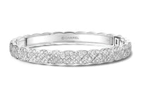 CHANEL CoCo Crush Bangles Women's Silvery White