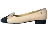 CHANEL Casual Single Shoes Women's Nude