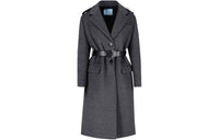 PRADA Coats Women's Dark Gray