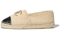 CHANEL Casual Single Shoes Women's Beige