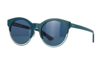 DIOR Plastic Propionic Acid Browline Sunglasses Unisex Blue