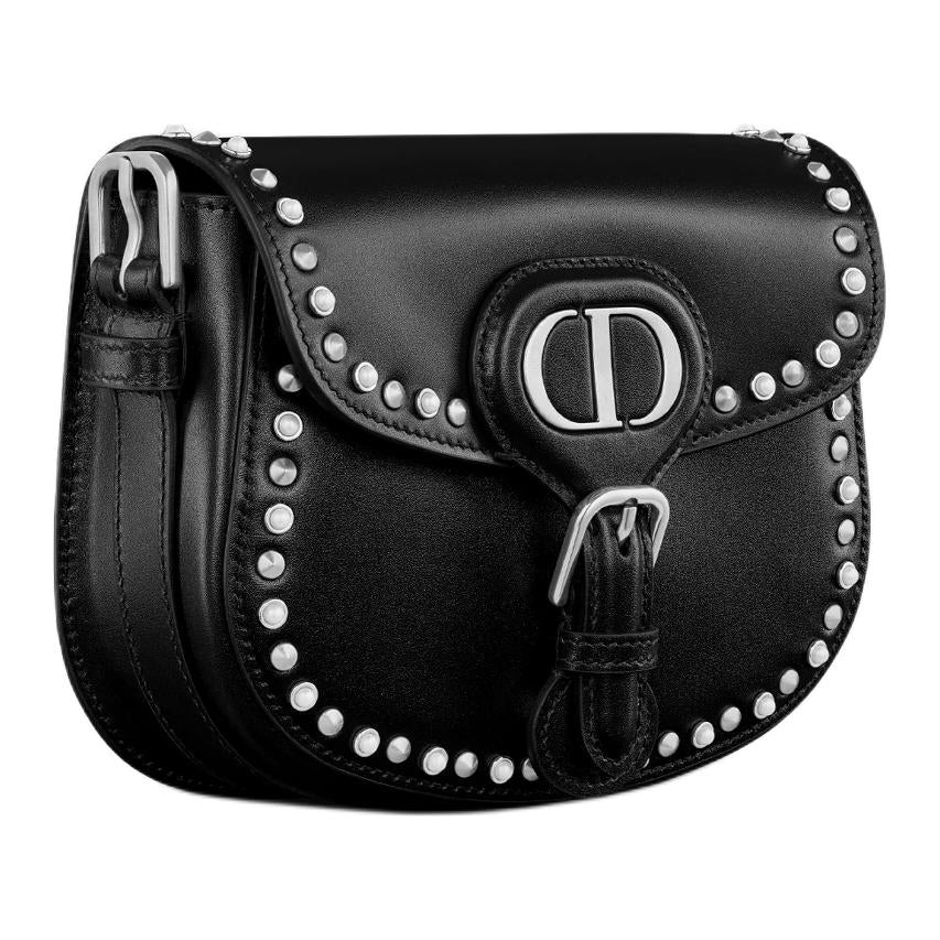 DIOR Bobby Calfskin Crossbody Bag, Shoulder Bag Small Size Women's Black