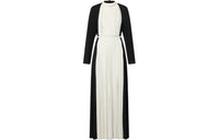 LOUIS VUITTON Graphic Pleated Accent Gown