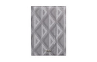 DIOR CD Diamond Canvas Passport Case Card Holder Wallet Passport Holder Men's Gray