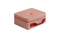 HERMES Canvas Canvas Bag Portable Storage Bag Women's Orange And Red