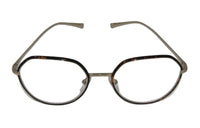 CHANEL Metal Irregular Shape Eyeglass Frames Women's Tortoiseshell