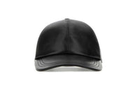 PRADA Nappa Leather Logo Baseball Cap