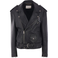 SAINT LAURENT Zip Up Belted Jacket