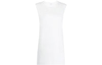 SAINT LAURENT Sleeveless Dresses Women's White