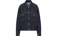 DIOR Quarterly New Products Denim Jackets Women's Blue