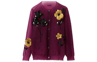 MIU MIU Chiffon Shirts Women's Benzene Purple