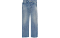 SAINT LAURENT Jeans Women's Gray Blue