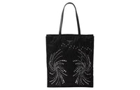 PRADA Recycled Nylon Tote Bag Shopping Bag Handbag Large Size Women's Black