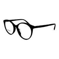 CHANEL Metal Acetate Cellulose Acetate Cat Eye Eyeglass Frames Women's Black