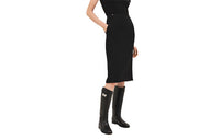 HERMES Casual Long Skirts Women's Black