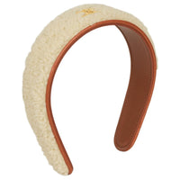 CELINE Brass Headbands Women's White