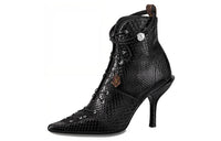 LOUIS VUITTON Janet Ankle Boots Women's Black