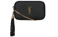 SAINT LAURENT Lou Crossbody Bag Mini Black