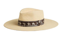 HERMES Straw Top Hats Men's Yellow
