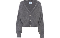 PRADA FW21 Fitted Sweater Women's Gray