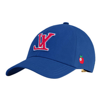 LOUIS VUITTON 100% Cotton Metal Baseball Caps Unisex Blue
