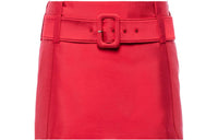 PRADA Casual Short Skirts Women's Red