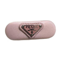 PRADA Enamel Hair Clips Women's Pink