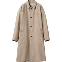 MIU MIU Trench Coat Women's Beige Yellow