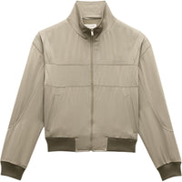 SAINT LAURENT Zip Up High Neck Teddy Jacket