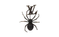 LOUIS VUITTON Spider Clip On Earrings Men Black