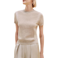 HERMES FW24 Cashmere Sweater Women's Beige