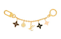 LOUIS VUITTON Canvas Metal Pendant Women's Gold