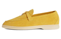 Loro Piana Summer Charms Walk Loafers Women's Yellow