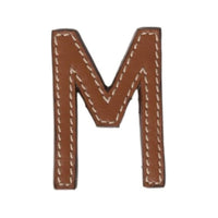 MIU MIU Leather Brooches Women's Cognac