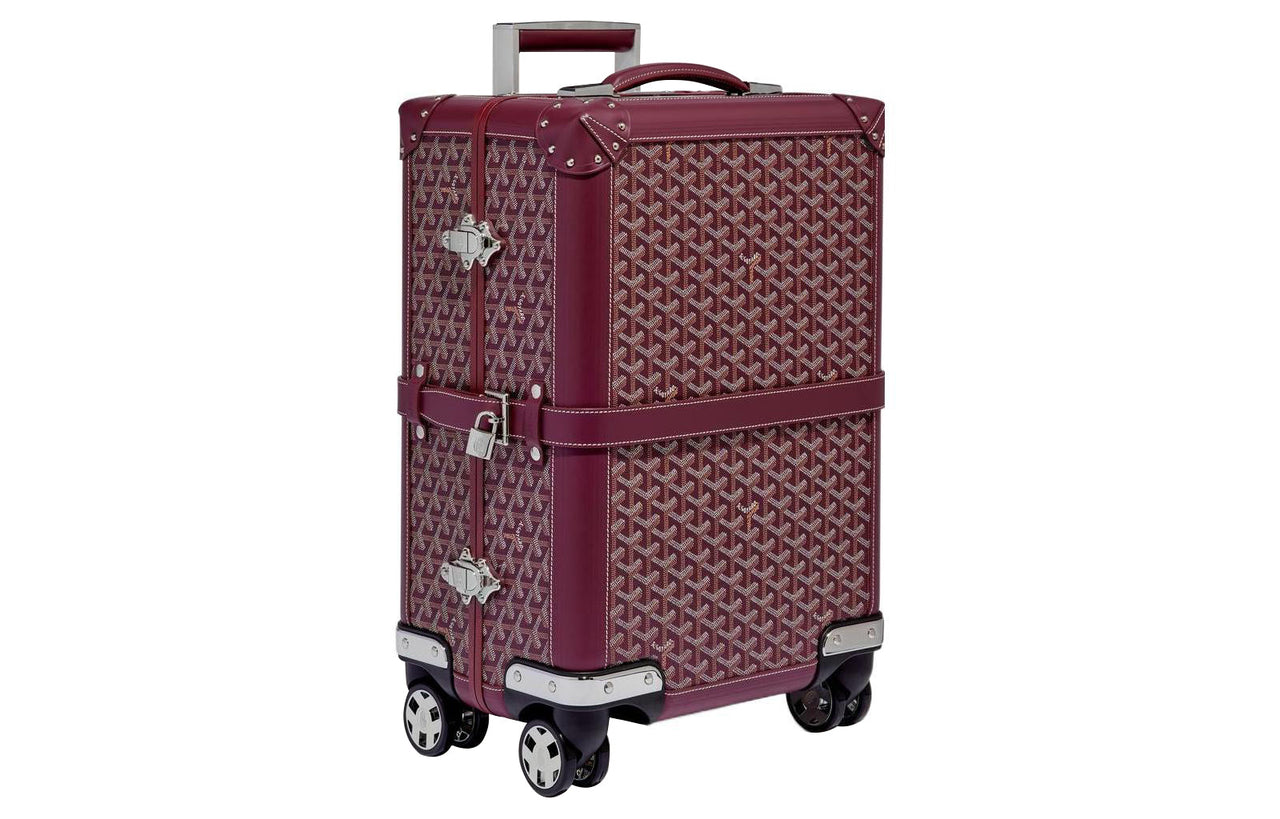 GOYARD Bourget Luggage Burgundy