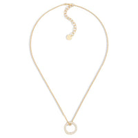 DIOR Crystal Necklaces Women's Gold