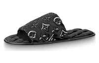 LOUIS VUITTON Homey Slide Slippers Women's Black