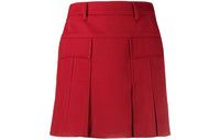 PRADA Casual Short Skirts Women's Red