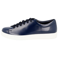 PRADA Low-Top Stylish Skateboarding Shoes Men's Blue