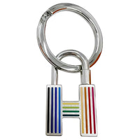 HERMES Metal Keychains Unisex Multicolor
