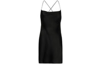 SAINT LAURENT SS23 Slip Dresses Women's Black