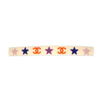 CHANEL Acrylic Gold-Plated Metal Hair Clips Women's Multicolor