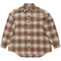 Loro Piana Jenna Tartan Button-Up Overshirt