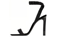 SAINT LAURENT PAM One Strap Sandals 11cm Women's Black