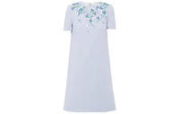 MIU MIU Short-Sleeved Dresses Women's Light Blue