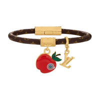 LOUIS VUITTON 57th Street Nyc Lv Apple Bracelet