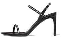 CELINE SOIR Strap Sandals 8.5cm Women's Black
