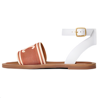CELINE One Strap Sandals Women's Brown