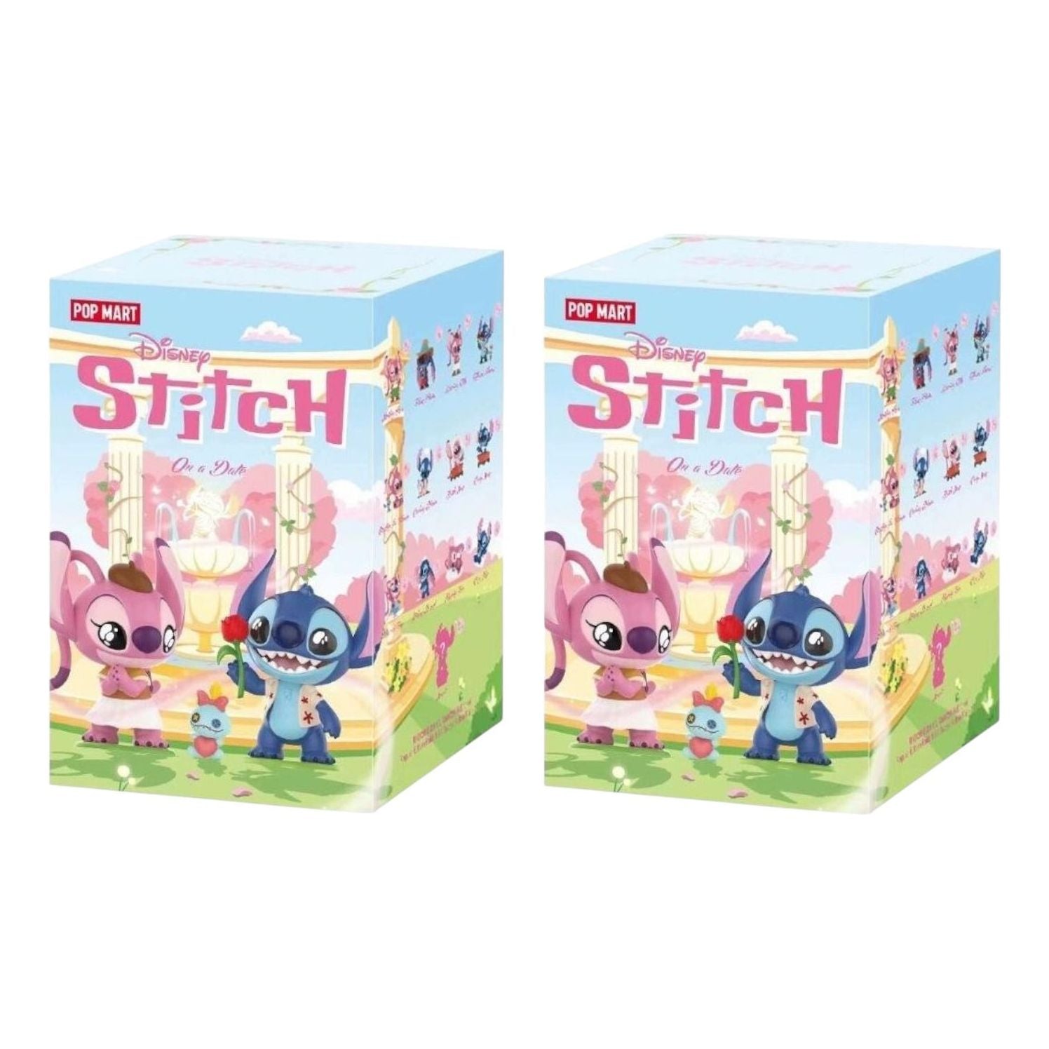 Pop Mart Disney Stitch On a Date Figures Sealed Case (2 Blind Boxes) PPMT-2402-0002-653203972