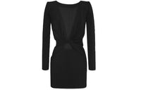 SAINT LAURENT Long Sleeved Dresses Women's Black